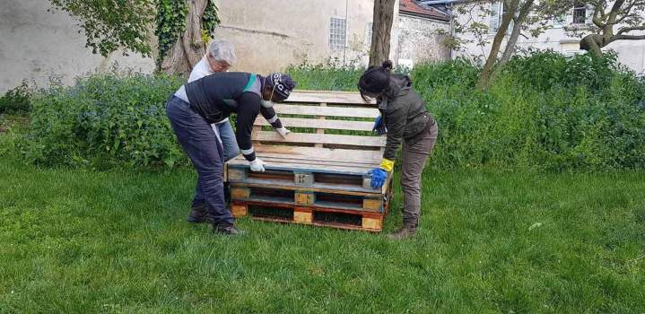 Chaise de jardin en palettes Sarcelles