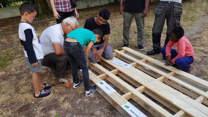 Construction palette de jardin Sarcelles